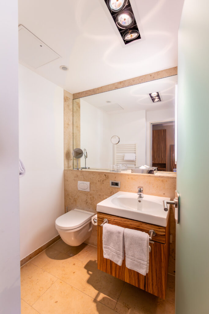 Badezimmer im Hotel