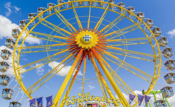 Riesenrad auf der Dult in Regensburg