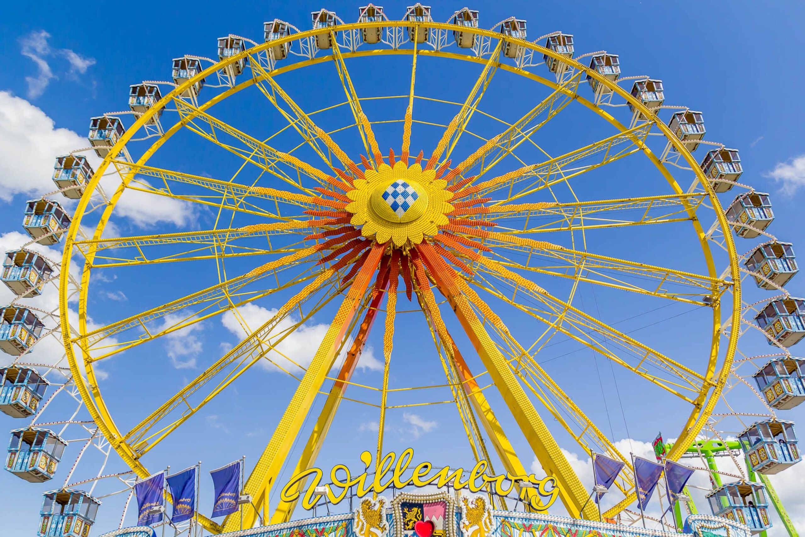 Riesenrad auf der Dult in Regensburg