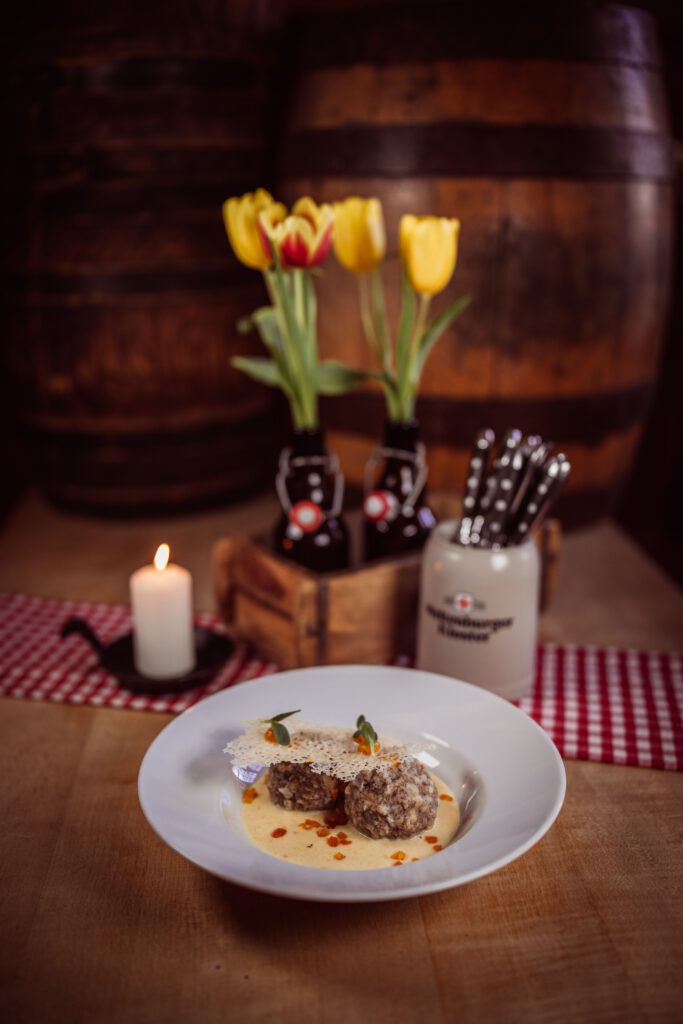 Geschmackvolles Gericht im Weltenburger am Dom