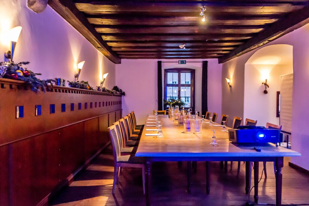 Neben dem Herzogssaal befindet sich die Herzogsstube