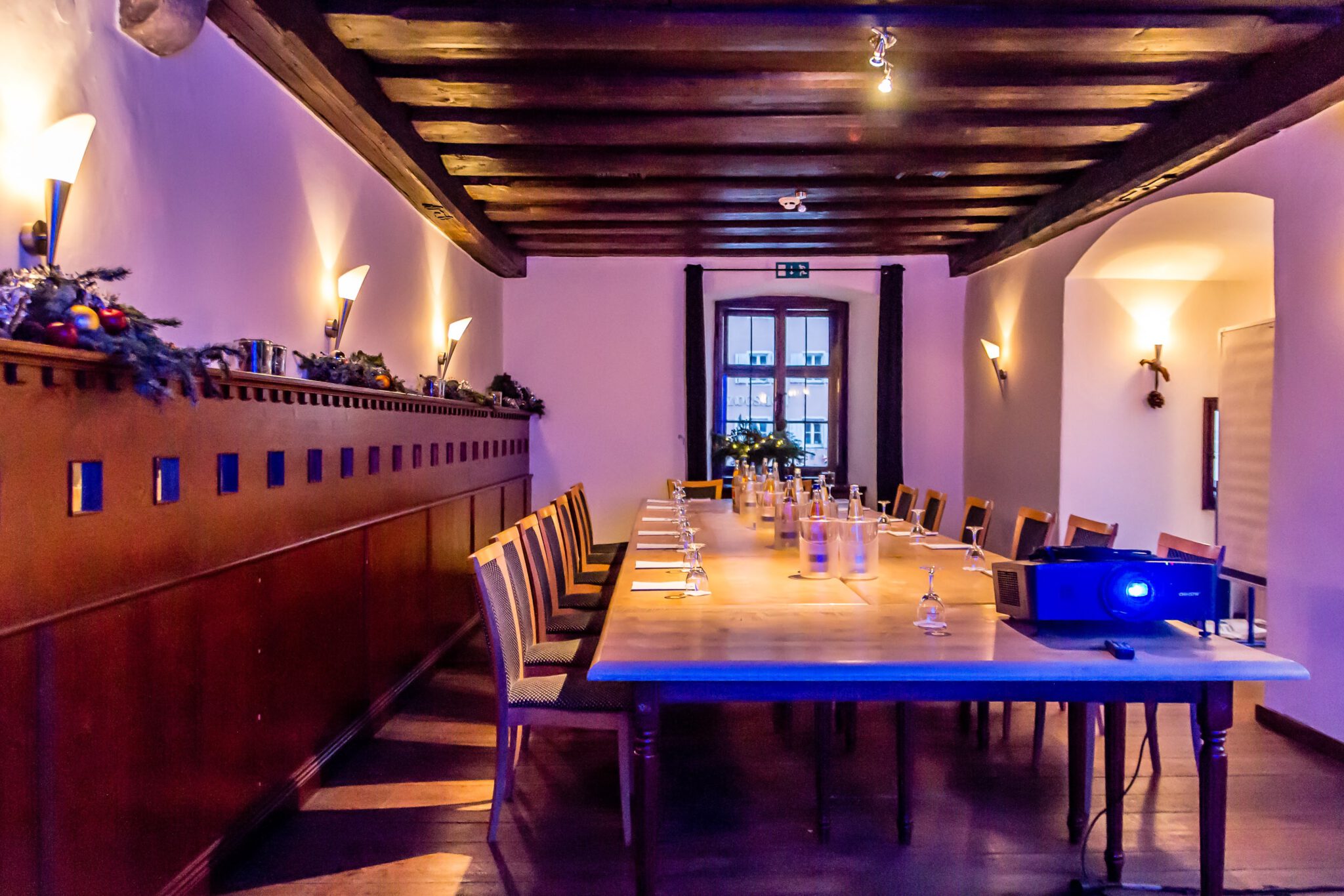 Neben dem Herzogssaal befindet sich die Herzogsstube