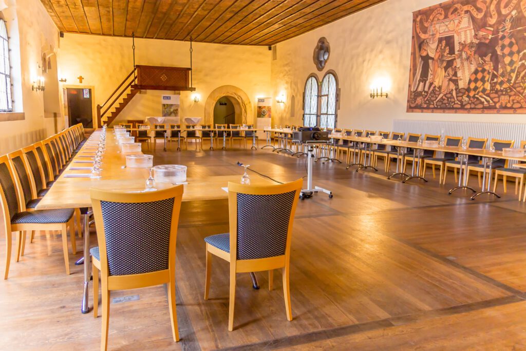 Der Herzogssaal wird als Tagungsort verwendet